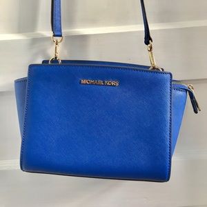 Michael Kors Selma Saffiano Leather Messenger